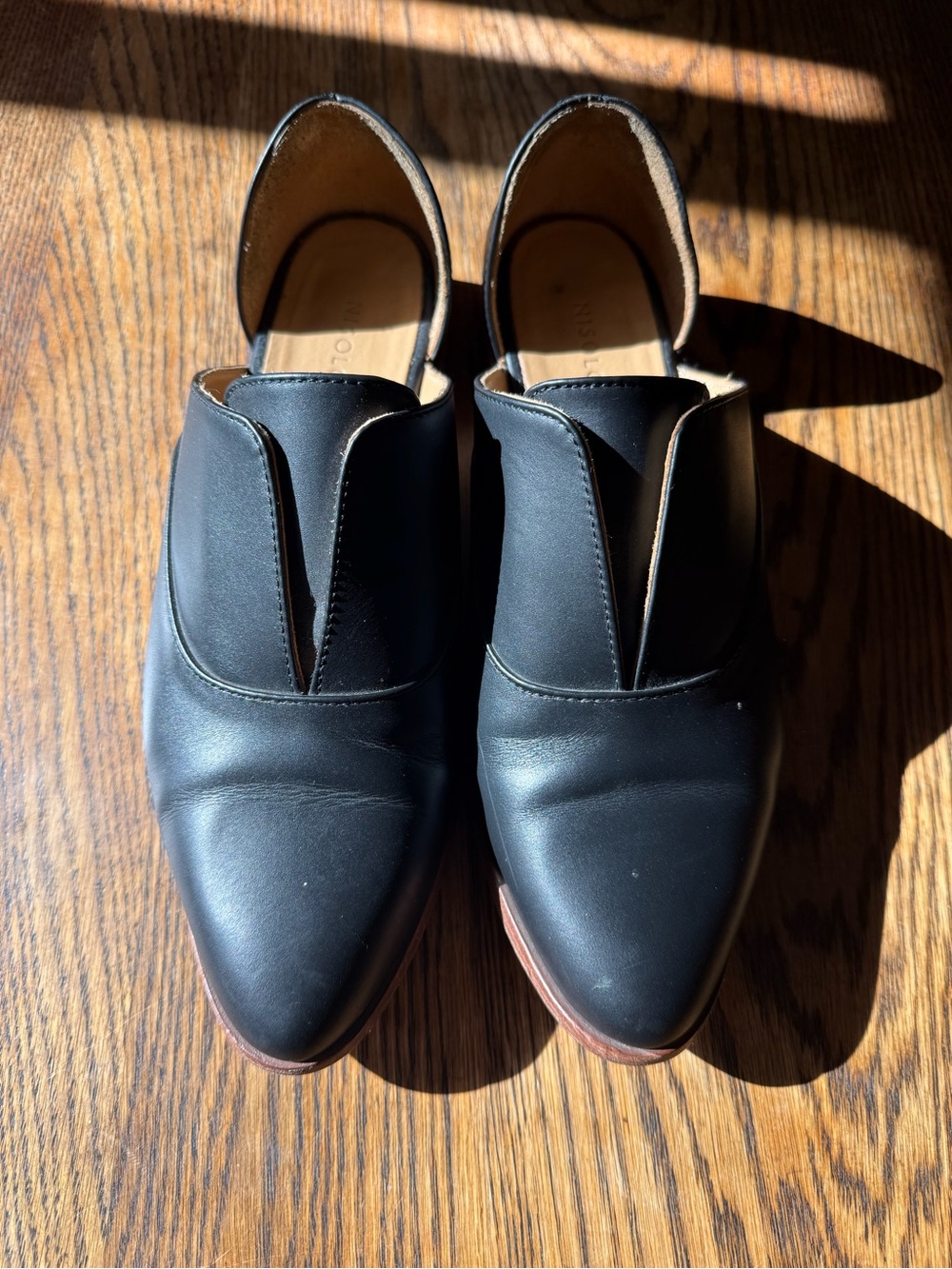 Nisolo Women’s Emma D’Orsay Oxfords, Size 10
